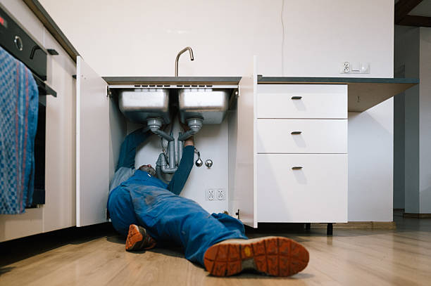 Professional Drain Cleaning technician working in Bighill, KY